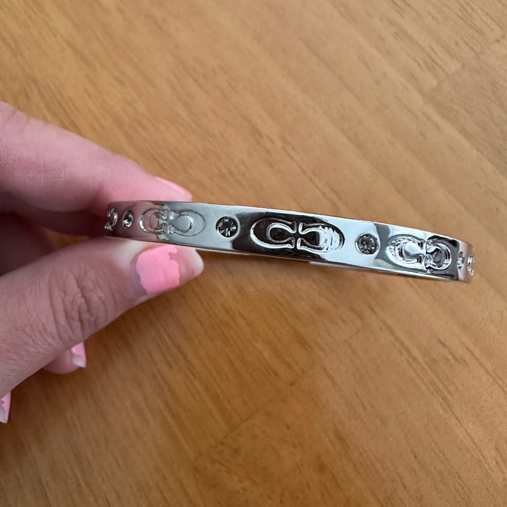 Coach Bangle Silver NWOT